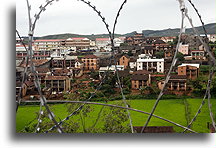 Widok z hotelu::Ambositra, Madagaskar::