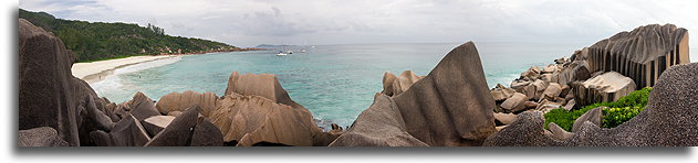 Plaża Petite Anse::La Digue, Szeszele::