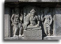 Płaskorzeźba Ramajana::Hinduistyczna świątyna Prambanan, Jawa Indonezja::