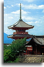 Kiyomizu-dera #1::Swiatynia Kiyomizu-dera w Kioto, Japonia::