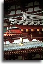 Detale pagody #2::Świątynia Yakushi-ji, Nara, Japonia::