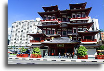 Świątynia Buddha Tooth Relic::Chinatown, Singapur::