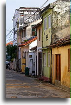 Ulica w forcie Galle::Galle, Sri Lanka::