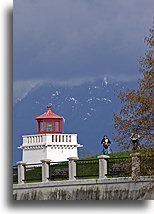 Latarnia Brockton Point::Vancouver, Kolumbia Brytyjska, Kanada::