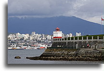 Widok z parku Stanley::Vancouver, Kolumbia Brytyjska, Kanada::