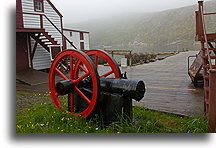 Nabrzeże na wyspie Battle::Labrador, Kanada::