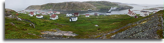 Panorama Battle Harbour::Labrador, Kanada::