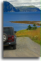 Widok Zatoki Bonne::Gros Morne, Nowa Fundlandia, Kanada::