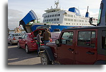 Prom M/V 'Apollo'::Aby dostać się do Labradoru z Nowej Funlandii wsiadłem na prom w St. Barbe::