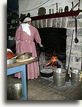 Stara kuchnia::Wieś górnej Kanady, Ontario, Kanada::
