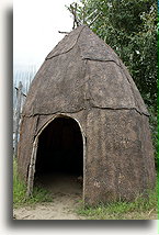 Chata Wendat #2::Wioska Huron/Ouendat (Wyandot), Ontario, Kanada::