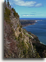 Wybrzeże rzeki Św. Wawrzyńca::Gaspe, Quebec, Kanada::