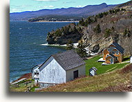 Maison Blanchette, park Forillon::Gaspe, Quebec, Kanada::