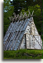 Wędzarnia Indian Micmac::Gaspe, Quebec, Kanada::