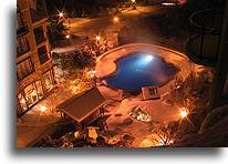 Basen hotelu Westin::Mont Tremblant, Quebec, Kanada::