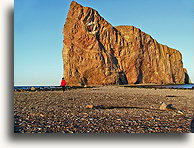 W drodze do Percé Rock::Gaspe, Quebec, Kanada::