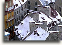 Dzielnica Petit-Champlain::Quebec City, Québec, Kanada::
