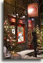 Sklep i choinki::Quebec City, Québec, Kanada::