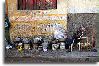 Stoisko z żywnoścą::Cap-Haïtien, Haiti, Karaiby::