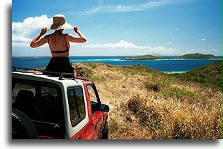Patrząc na St. Thomas::Wyspa Culebra, Puerto Rico, Karaiby::