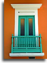 Zielony balkon::San Juan, Portoryko, Karaiby::