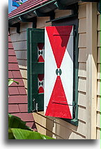 Okiennice::Fort Oranje, Sint Eustatius, Holandia Karaibska::