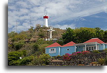 Latarnia morska Gustavia::Gustavia, Saint Barthélemy, Karaiby::