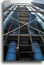 System instalacyjny::Centrum Pompidou, Paryż, Francja::