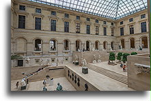 Cour Marly::Luwr, Paryż, Francja::