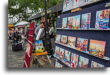 Obrazy pamiątkowe::Montmartre, Paryż, Francja::