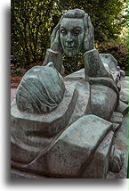 Grobowiec Fernanda Arbelota::Cmentarz Père-Lachaise, Paryż, Francja::