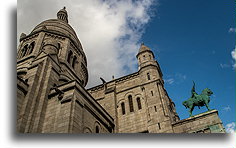 Król święty Ludwik::Bazylika Sacré-Cœur, Paryż, Francja::