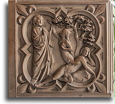 Motyw biblijny::Sainte-Chapelle, Paryż, Francja::