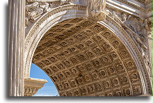 Kasetony::Forum Romanum, Rzym, Włochy::