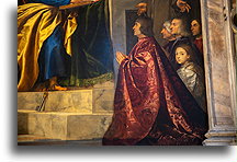 Madonna Pesaro autorstwa Tycjana (fragment)::Venice, Italy::