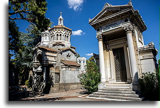 Grobowce::Cmentarz Monumentalny, Mediolan, Włochy::