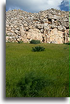 Ściana zewnętrzna::Ġgantija, Gozo, Malta::