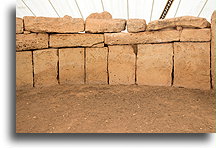 Ściana wewnętrzna::Mnajdra, Malta::