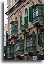 Budynek przy South Street::Valletta, Malta::
