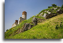 Zamek królewski::Zamek w Chęcinach, Świętokrzyskie, Polska::