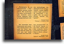 George Orwell::Warszawa, Polska::