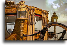 Karoca królewska::Muzeum Powozów, Lizbona, Portugalia:::