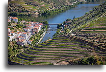Wioska Pinhão::Dolina rzeki Duero, Portugalia::