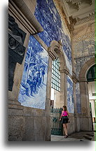 Życie chłopskie #1::Dworzec kolejowy São Bento, Porto, Portugalia::