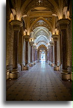 Korytarz mauretański::Pałac Monserrate, Sintra, Portugalia::