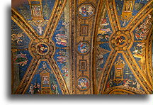 Sufit w Sali Świętych::Apartamenty Borgia, Vatican::