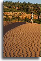 Na wydmie::Coral Pink Sand Dunes, Utah, USA::