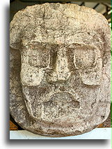 Rzeźba twarzy::Caracol, Belize::