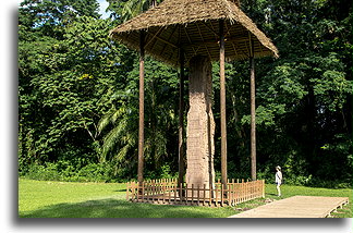 Stela F - 17 marca 761 #1::Quiriguá, Guatemala::