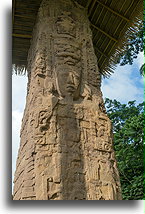 Stela F - 17 marca 761 #2::Quiriguá, Guatemala::